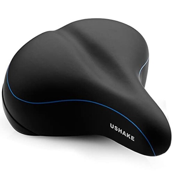 USHAKE X7 WIDE CUSHIONED BICYCLE SADDLE SEAT SIZE OS NWT - Picture 4 of 10